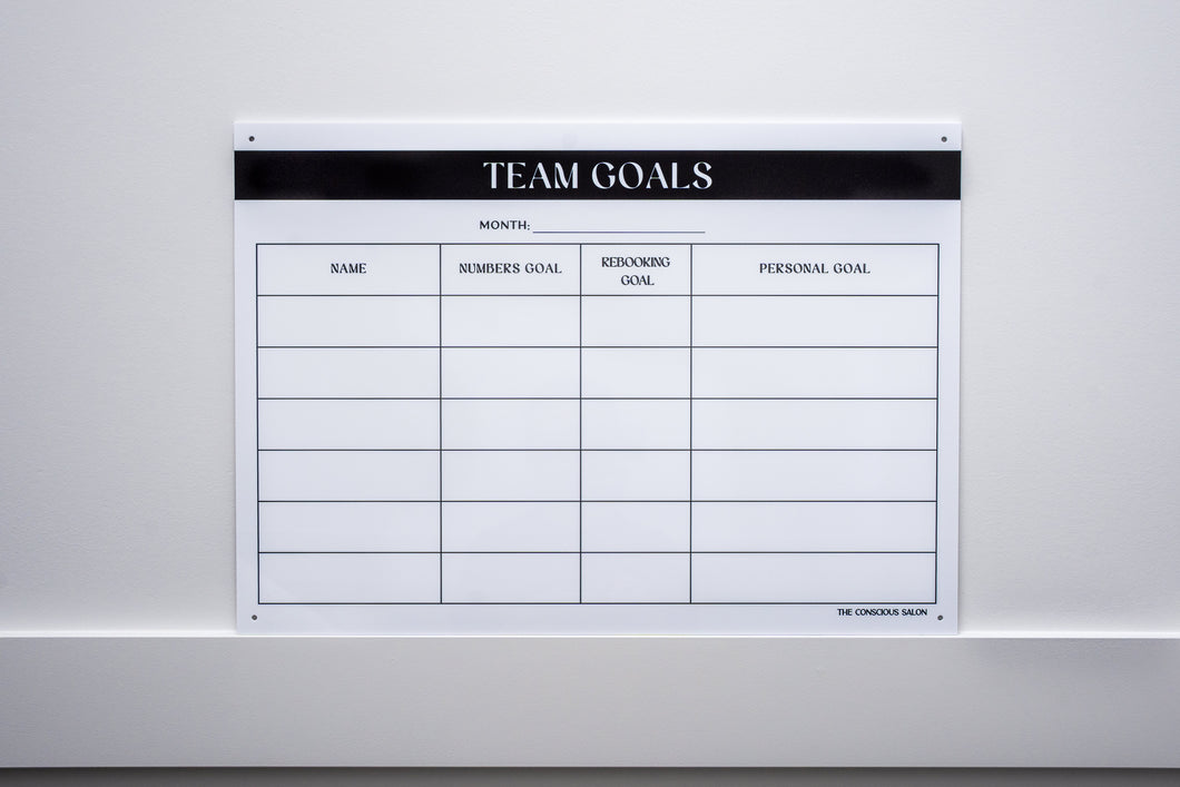 Team Goals Board