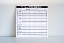 Numbers Debrief Board