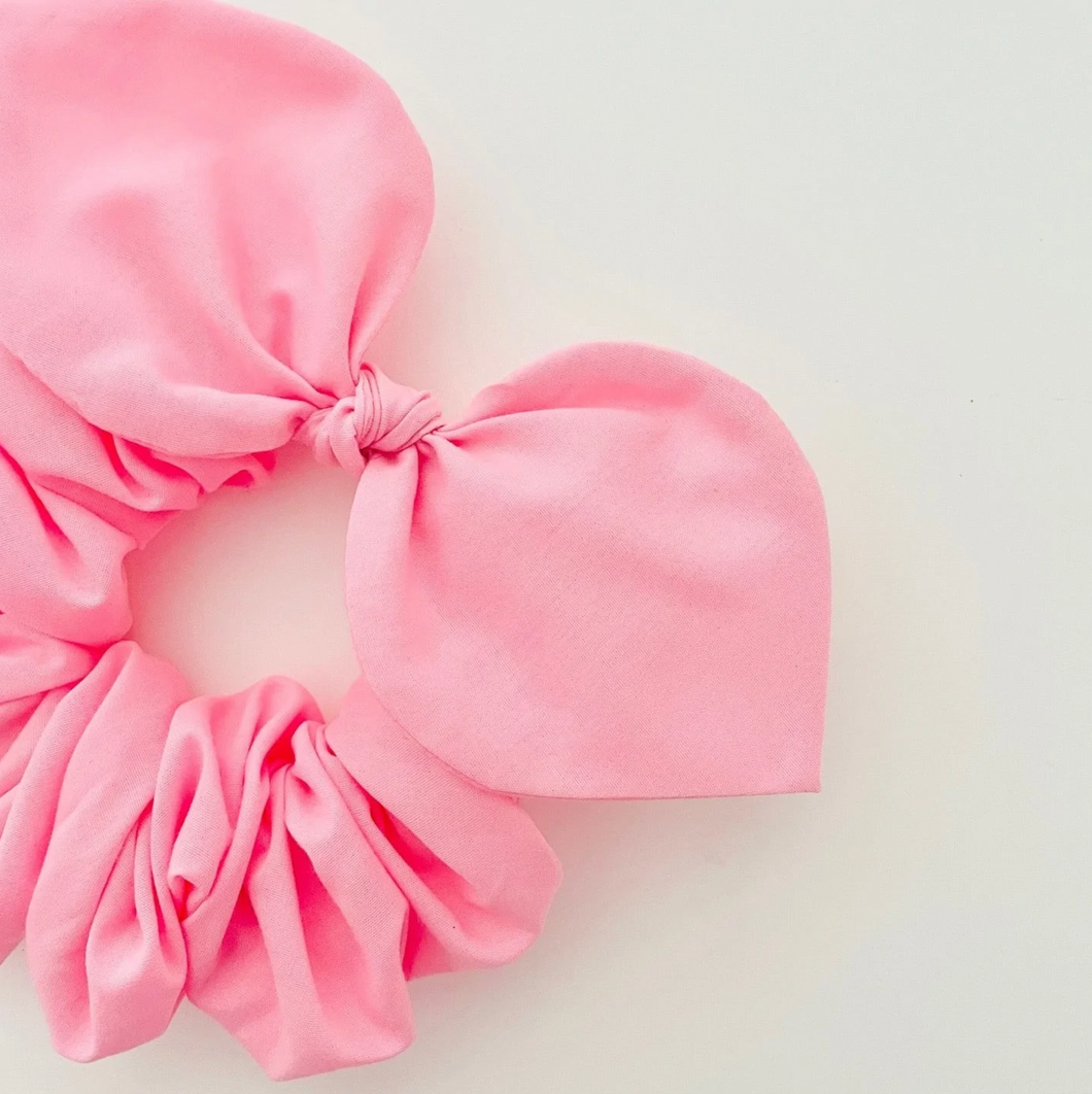 Bow Scrunchie - Rose